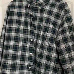 Men’s polo plaid button down